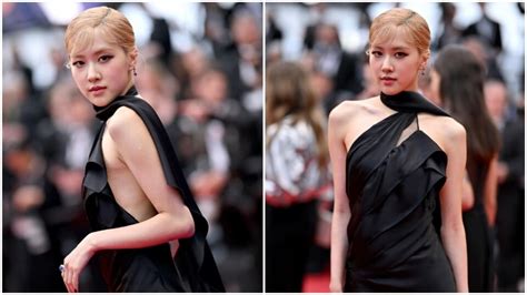 Blackpink's Rose debuts at Cannes Film Festival, takes over French Riviera in sensuous black ...