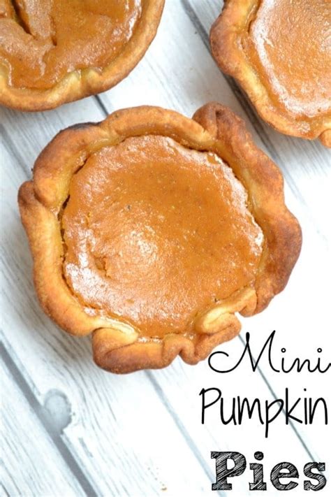 MIni Pumpkin Pies