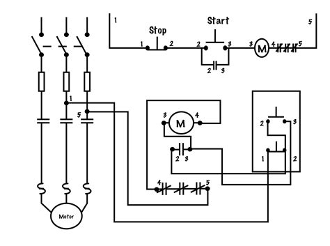 Transferring From Schematic to Wiring Diagram for Connection Purposes – Basic Motor Control