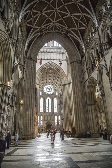 York Minster. Gothic Nave, Interior Free Stock Photo - Public Domain ...