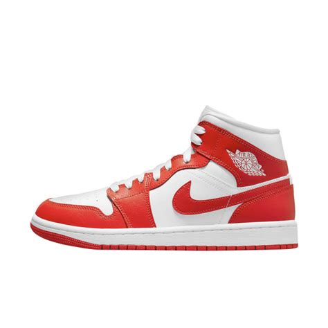 BUY Air Jordan 1 Mid WMNS White Habanero Red | Kixify Marketplace