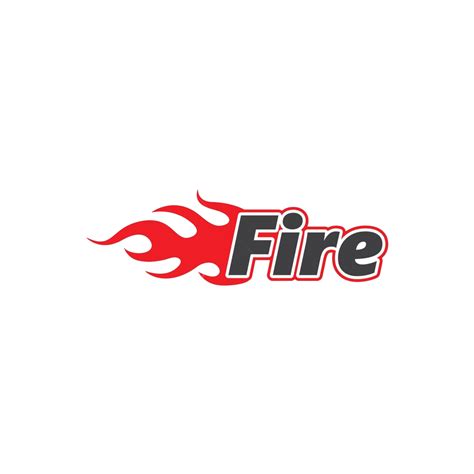 Concept Of Fire Icon Accompanied By Fire Text Font Vector, Racing, Fire ...