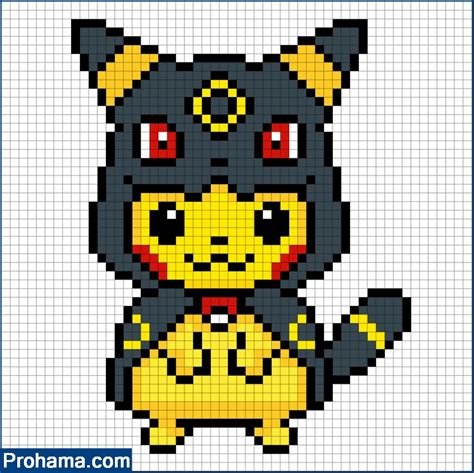 Pokemon Pixel Art Pikachu