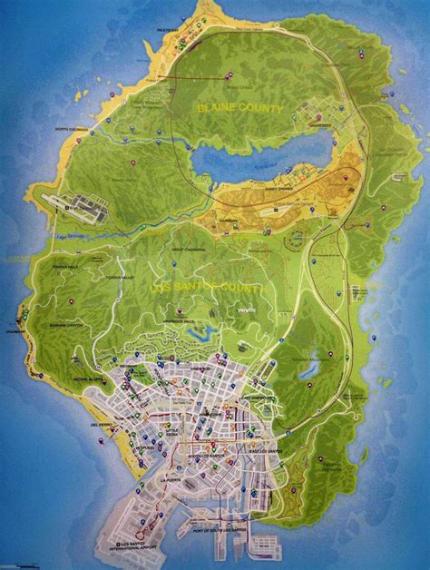 GTA V Map Orcz The Video Games Wiki - FreePrintable.me