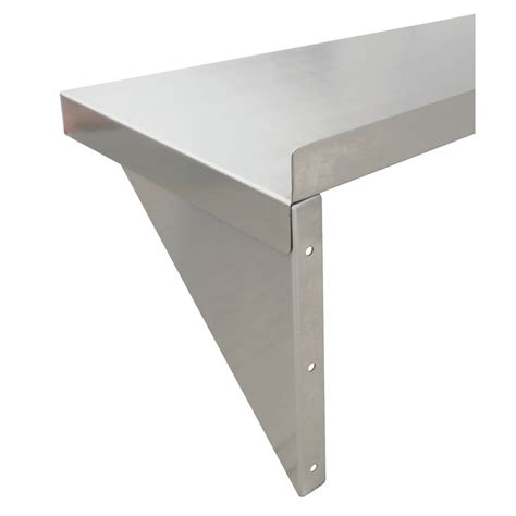 HUBERT® 18 Gauge Stainless Steel Wall Shelf - 36"L x 12"W