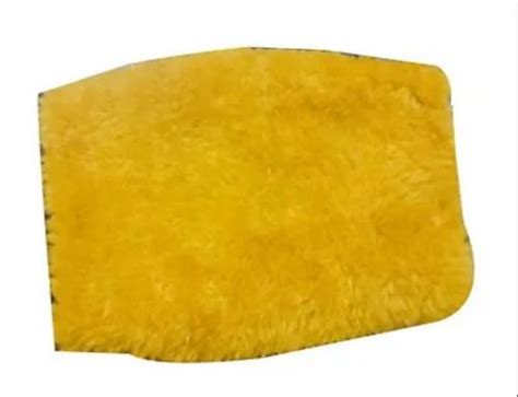 Yellow Fur Fabric at Rs 220/meter | Natural Fur Fabric in Ludhiana | ID ...