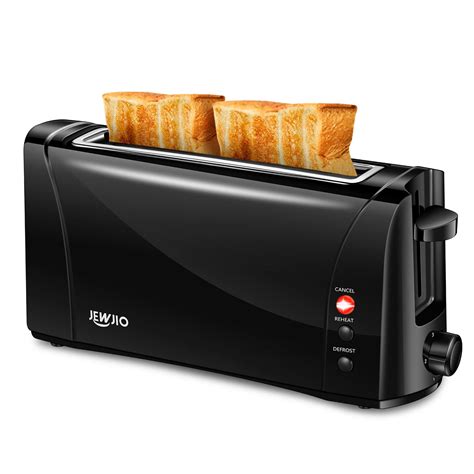 Long Slot Toaster 2 Slice Best Toaster 2 Slice Wide Slot, Vintage Black ...