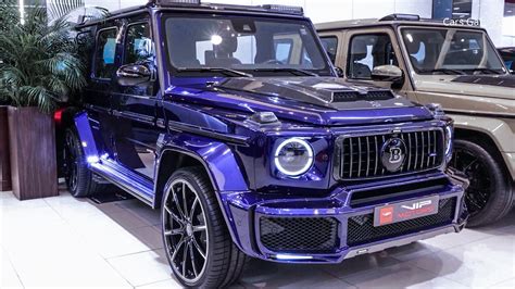 Blue Brabus 800 - Mercedes AMG G63 - Wild Brutal BEAST! - YouTube