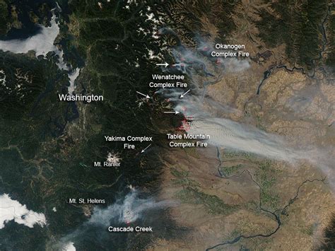 List of Washington wildfires