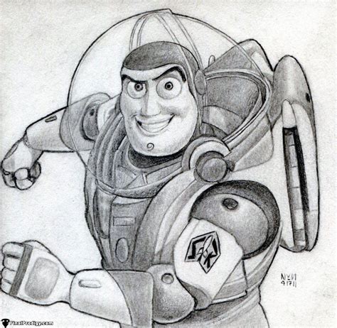 How to Draw Buzz Lightyear, Toy Story, Step by Step, Disney Characters, Cartoons, Draw Carto ...