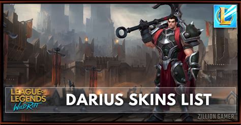 Darius Skins | League of Legends Wild Rift - zilliongamer