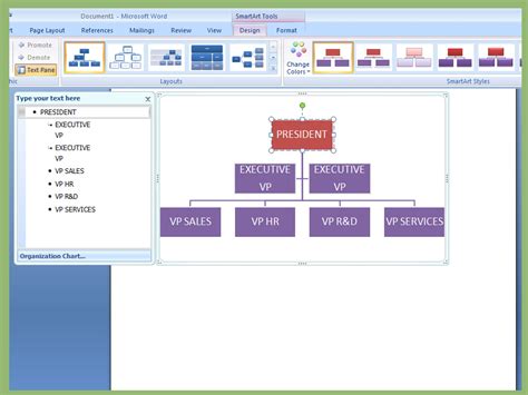 How To Make Organization Structure In Excel - Design Talk