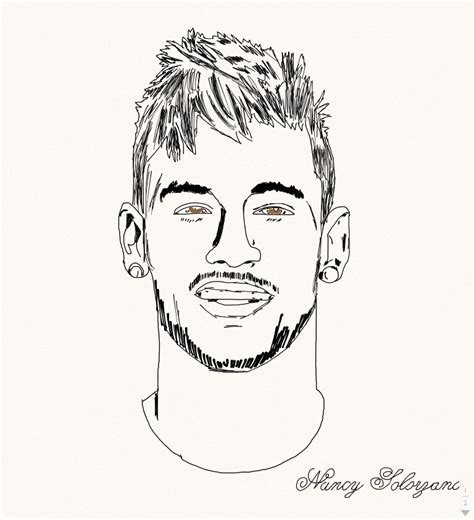 Neymar Drawing Step By Step at GetDrawings | Free download