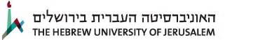 Hebrew University Course Catalogue