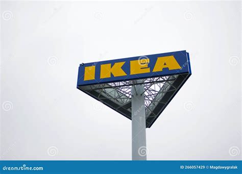 Poznan, Poland - December 2022: IKEA Store Logo Sign Editorial Stock Image - Image of large ...