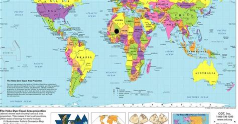 hobo dyer equal area gall-peters-projection1.jpg 1,249×775 pixels | Projections | Pinterest ...