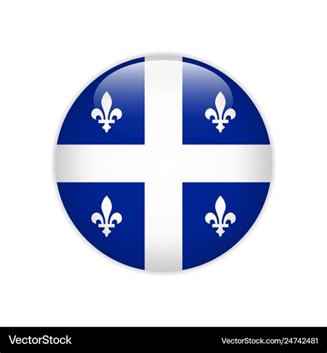 Quebec Flag. Emoji