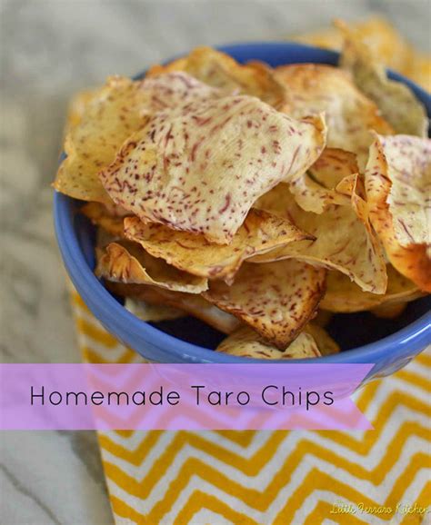 Homemade Taro Chips | The Little Ferraro Kitchen