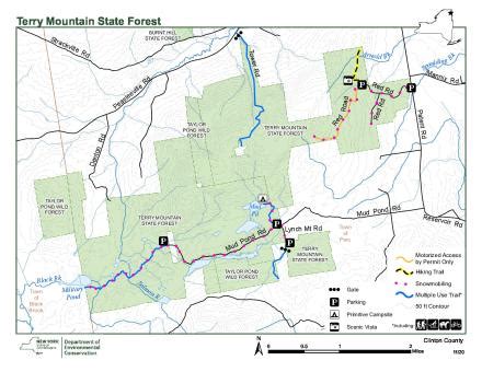 Terry Mountain State Forest Trail Map - NYSDEC