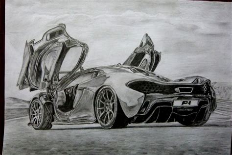 Mclaren P1 (Pencil) by 09Pumba09 on DeviantArt