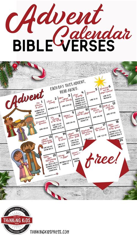 Christmas Advent Calendar with Bible Verses | Christmas bible verses, Christmas bible, Advent ...