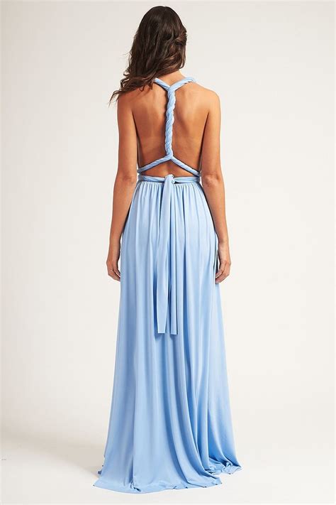 Classic Multiway Infinity Dress in Cornflower Blue | Multi way dress, Infinity dress, Dresses