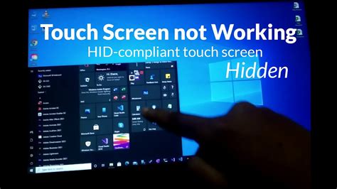 HID-compliant touch screen not working... - YouTube