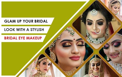 Glam up your bridal look with stylish bridal eye makeup!