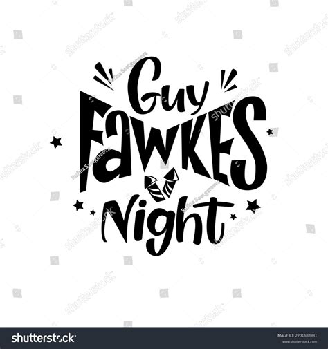 Guy Fawkes Night Bonfire Night Vector Stock Vector (Royalty Free ...