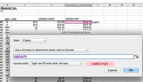 Conditional Formatting in Excel based on the contents of another cell - Royalwise