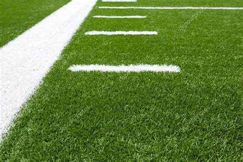 American Football Field Yard Lines Stock Photo by ©33ft 19677009