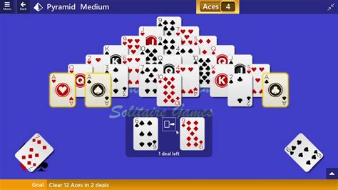 Microsoft Solitaire Collection | Pyramid - Medium | January 1, 2015 ...