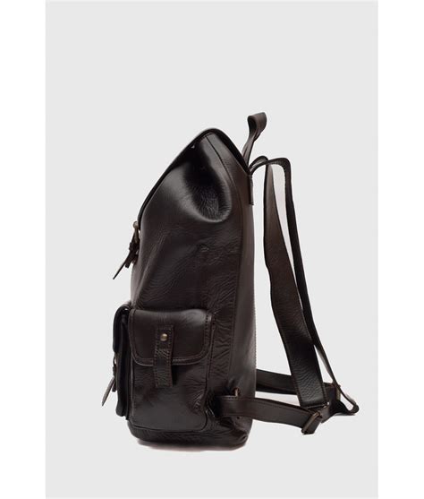 Piper Dark Brown Leather Backpack | Alaskan Leather Company