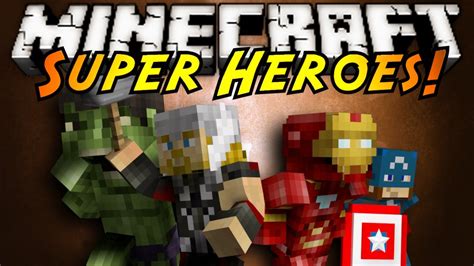 Minecraft Mod Showcase : SUPER HEROES! - YouTube