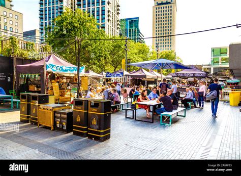 Southbank Centre Food Market, London, UK Stock Photo - Alamy