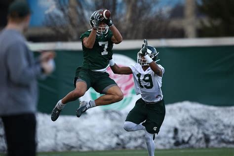 Spartans Kick Off Spring Practice - MSUFPA