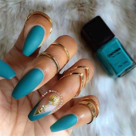 30 Impressive Teal Nail Art Designs for 2024 – SheIdeas