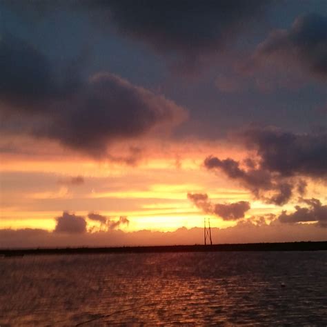 Sunset in Grand Isle, Louisiana | Grand isle, Sunset, Celestial