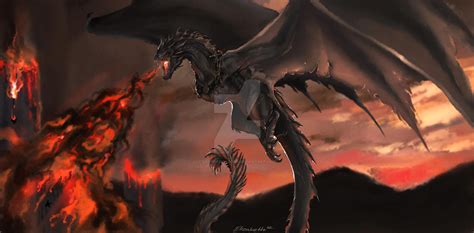 Balerion The Black Dread by LadyOfMordorr on DeviantArt