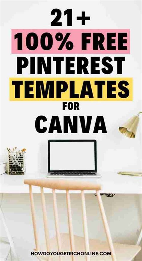 21+ Free Customizable Pinterest Templates for Canva!