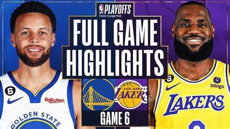 #6 WARRIORS at #7 LAKERS | FULL GAME 6 HIGHLIGHTS | May 12, 2023 - YouTube