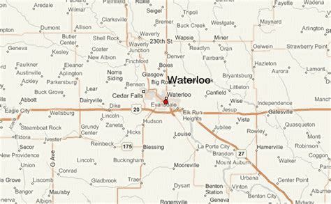 Waterloo Iowa Zip Code Map - Map