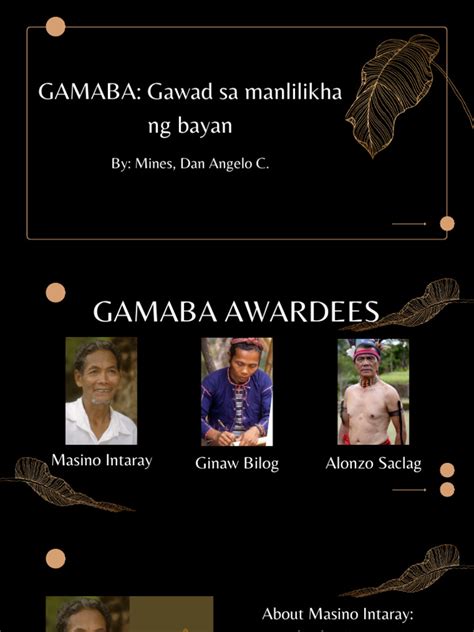 Gamaba Awardees | PDF