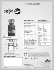 InSinkErator Badger 5XP Manual