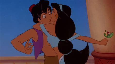 Image - Aladdin and Jasmine Kiss (2) - The Return of Jafar.jpg | Disney ...