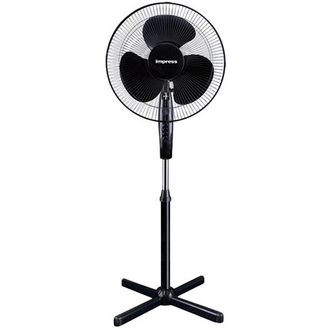 Impress 16" Oscillating Stand Fan (black) IM-725B - Walmart.com