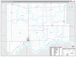 Williams County, ND Zip Code Map (Premium Style)