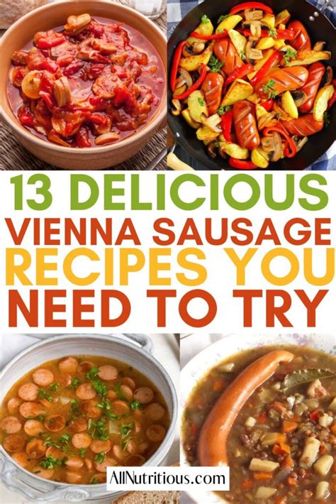 13 Vienna Sausage Recipes That are Easy to Cook - All Nutritious