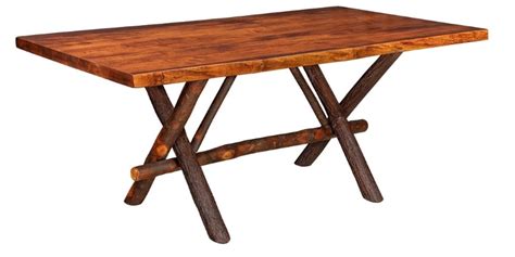 Rustic Amish Furniture - Log Dining Room Furniture | Cabinfield