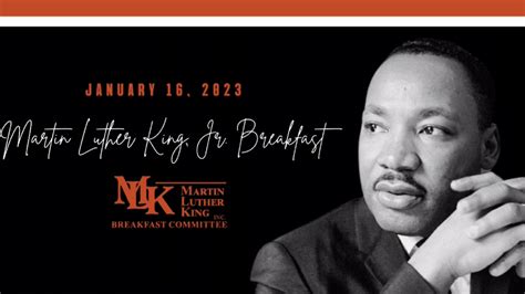 MLK annual birthday breakfast celebration